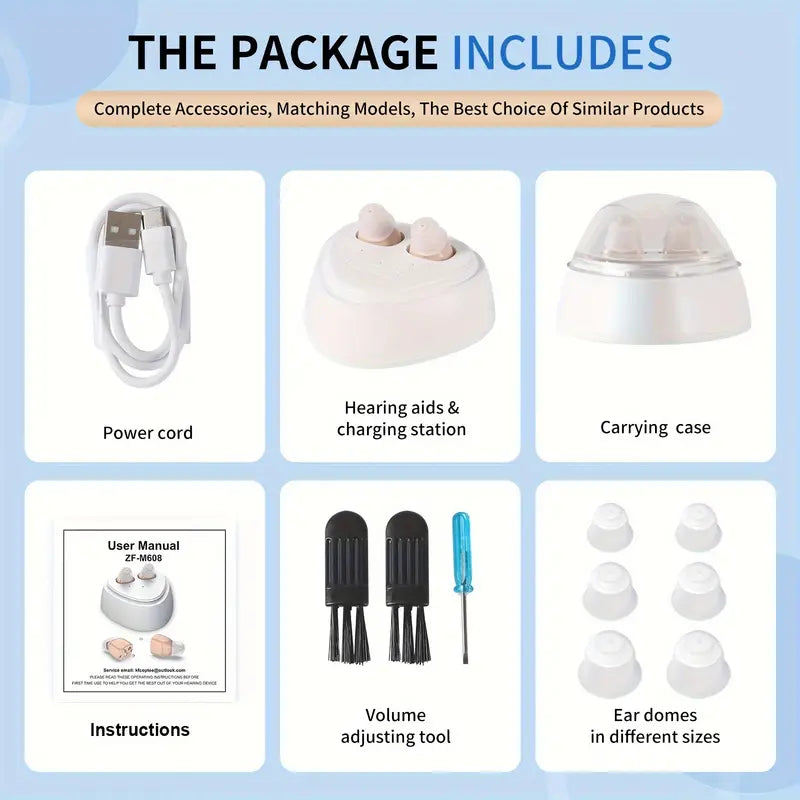 KFCOPTEE ZF-M608 Rechargeable Hearing Aids