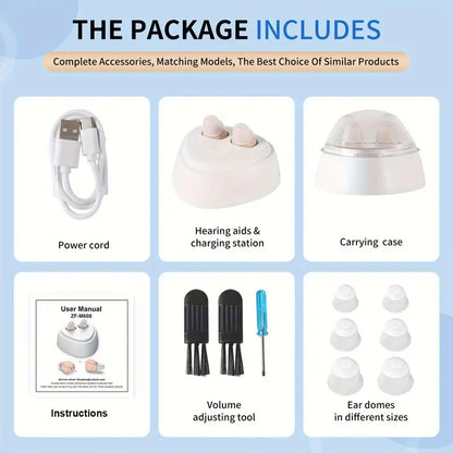 KFCOPTEE ZF-M608 Rechargeable Hearing Aids